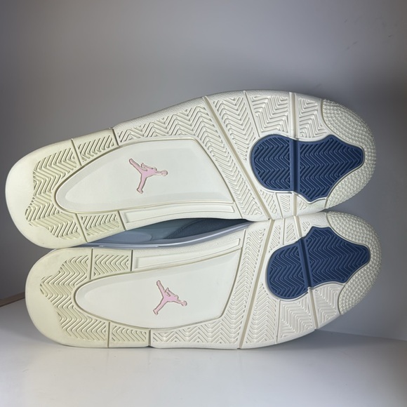 Air Jordan 4 RM White Diffused Blue Ashen Slate Men’s Size 13 Sneakers Shoes main image 11